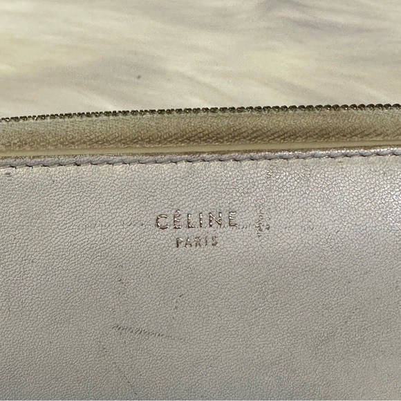CELINE continental zip leather wallet - Picture 4 of 16